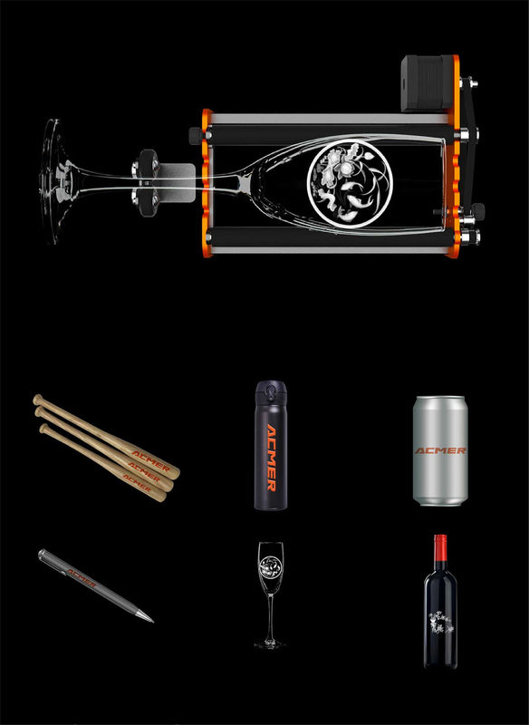 Acmer M2 Laser Engraver Rotary Roller Y Axis Rotary 360 độ Roller Laser Graveur