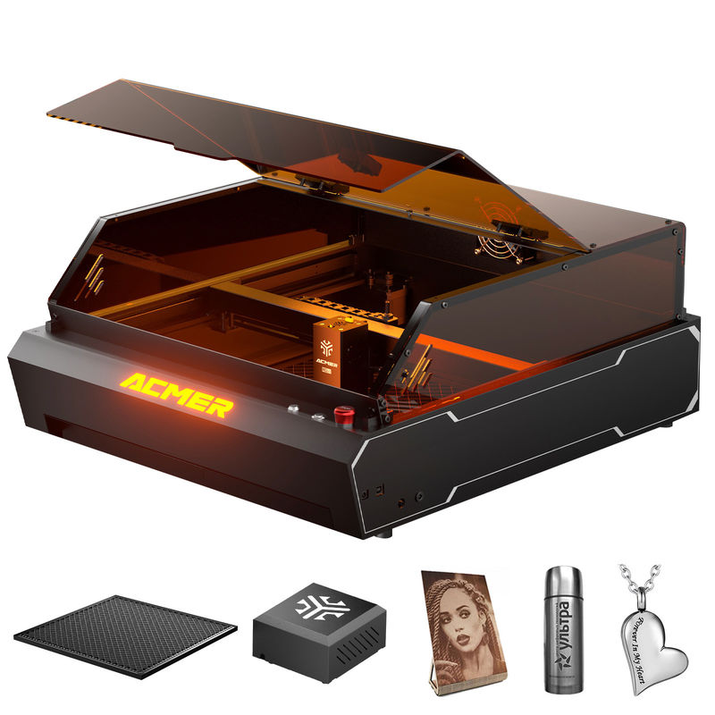 DC 24V 4A P3 2 trong 1 Máy cắt khắc laser kép được lắp ráp trước Hệ điều hành Linux