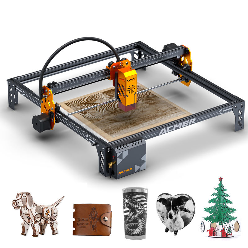 ACMER P1 S Pro 6W High Precision Laser Engraver, kích thước điểm 0,06*0,08mm,