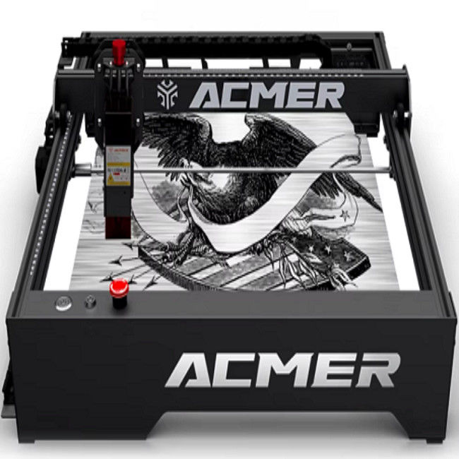 DC 24V Power Input 10W Laser Engraver với tốc độ khắc 10000mm / phút và giao tiếp USB / APP