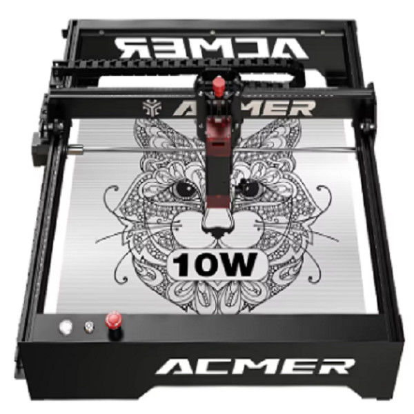 ACMER P1 10W Laser Engraver 10000mm/min Máy khắc laser máy tính để bàn tốc độ cao 10W 20W